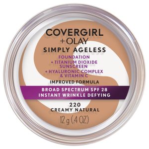 CoverGirl + Olay Simply Ageless Instant Wrinkle-Defying Foundation Creamy Natural