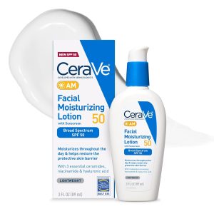 CeraVe AM Facial Moisturizing Lotion SPF 50 – Daily Face Moisturizer with Sunscreen