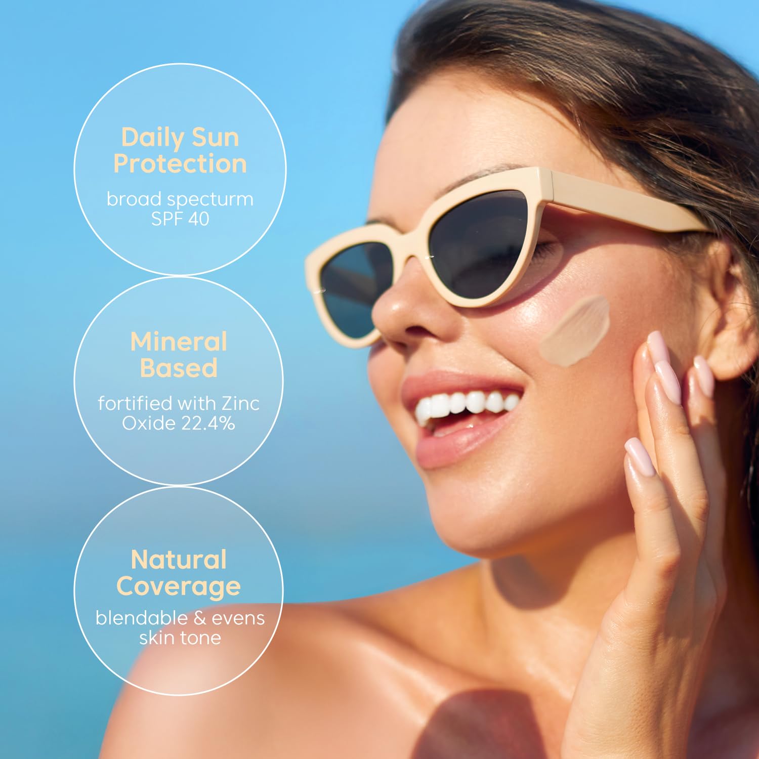 Thankyou Farmer Rice Tinted Mineral Sunscreen SPF 40 – Korean Zinc Oxide Face Sunscreen - Image 3