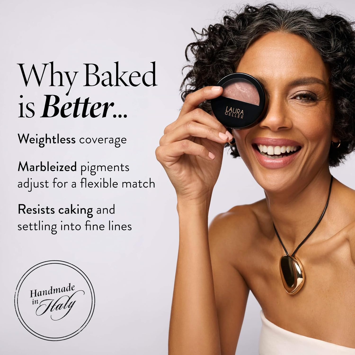 Laura Geller Baked Balance-n-Brighten Powder Foundation Light - Image 4